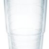 24 oz Double-Wall Insulated Travel Tumbler with Black Lid