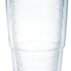 24 oz Double-Wall Insulated Travel Tumbler with Black Lid