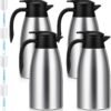 4-Piece 68 oz Insulated Coffee Carafe Set with Cleaning Brushes