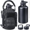 64 oz Insulated Stainless Steel Half-Gallon Water Jug with Protective Sleeve